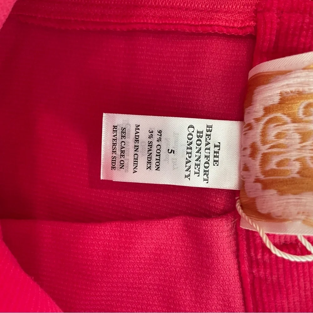 The Beaufort Bonnet Company Girls pink Corduroy Mini Skirt Size 5 Holiday Outfit